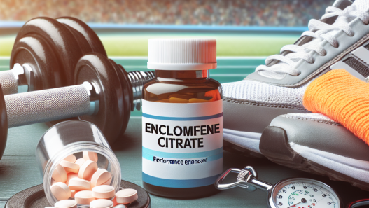 Using enclomifene citrate as a supplement to enhance sports performance