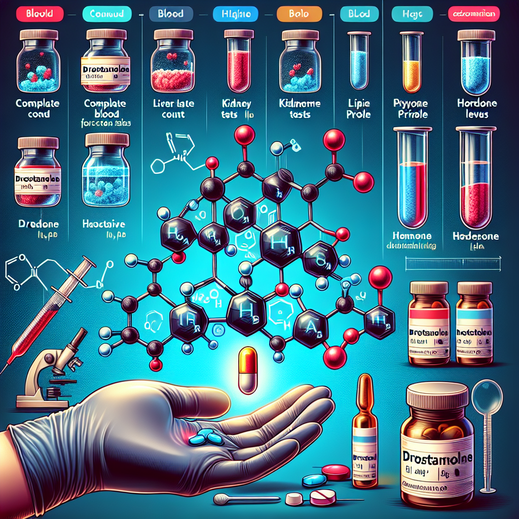 Blood tests to run before using drostanolone pillole