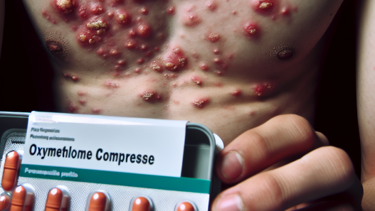 Acne and skin issues caused by oxymetholone compresse