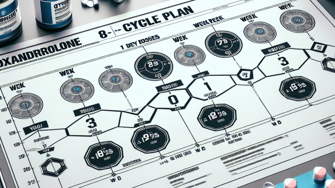 Sample cycle plan for oxandrolone: 8 weeks