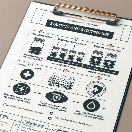 Starting and stopping turinabol safely