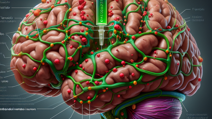 Blood-brain barrier penetration of methandienone injection