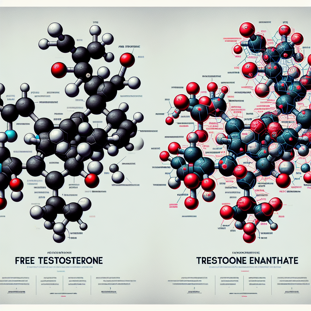 Free testosterone levels and trestolone enantato