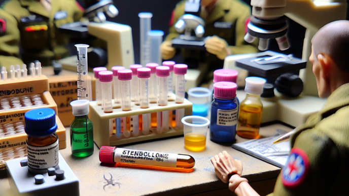 Military drug testing and stenbolone